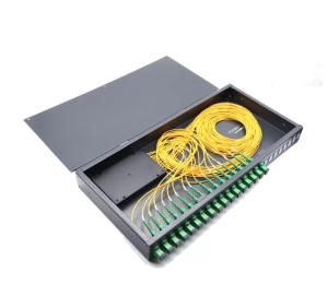 Quality ABS Box SC APC Splitter Corning SMF-28e Fiber 1x8 PLC Splitter wholesale