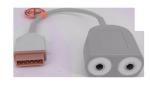 GE Dinamap Temperature Extension Probe Cable 11 Pin Carescape B650