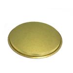 Round Christmas Print Serving Tin Trays