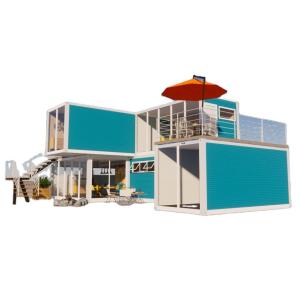 Quality Detachable 20ft Flat Pack Luxury Small Living Container House with Aluminum Alloy Windows and Galvanized Steel Bending 180g wholesale