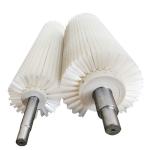 Nylon / Plastic Industrial Cylindrical Brush For Optimal Cleaning Performance