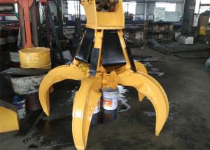 Quality Hydraulic Orange Peel Grab Bucket 0.57 Cum Closed Volume 100-200L/Min Grab Flow wholesale