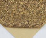 Wholesale 1.35m Width Nature Cork Fabric/Leather with Dark and Golden Color for