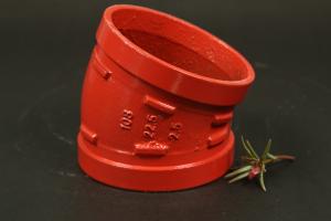 Quality 22.5 Victaulic Reducing Elbow Threaded 3mm Wall Thickness wholesale