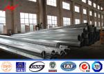 15m 1200 Dan Galvanized Steel Pole For 132kv Transmission Line , / BV / ISO