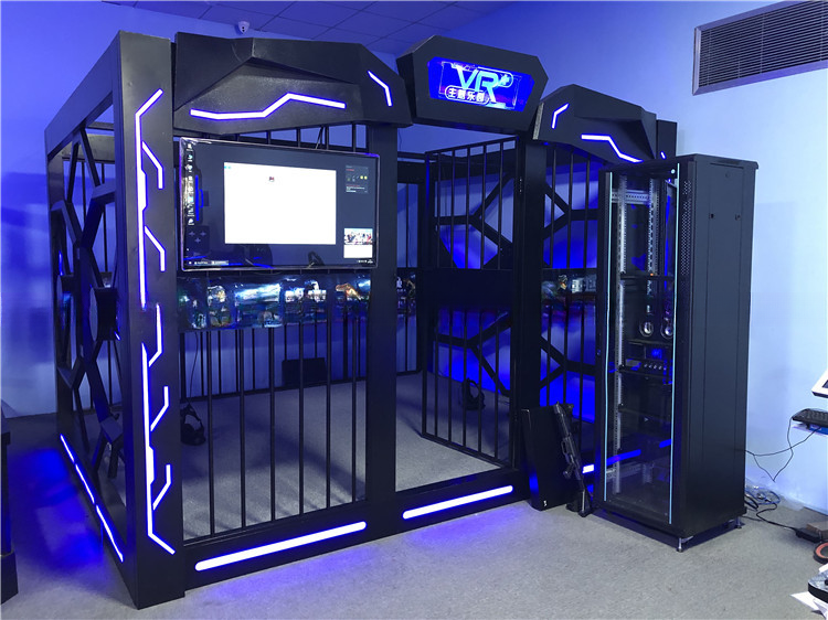 Dreamland 9d simulator shooting game machine 4 players vr room vr arcade zombie shooting game machine
