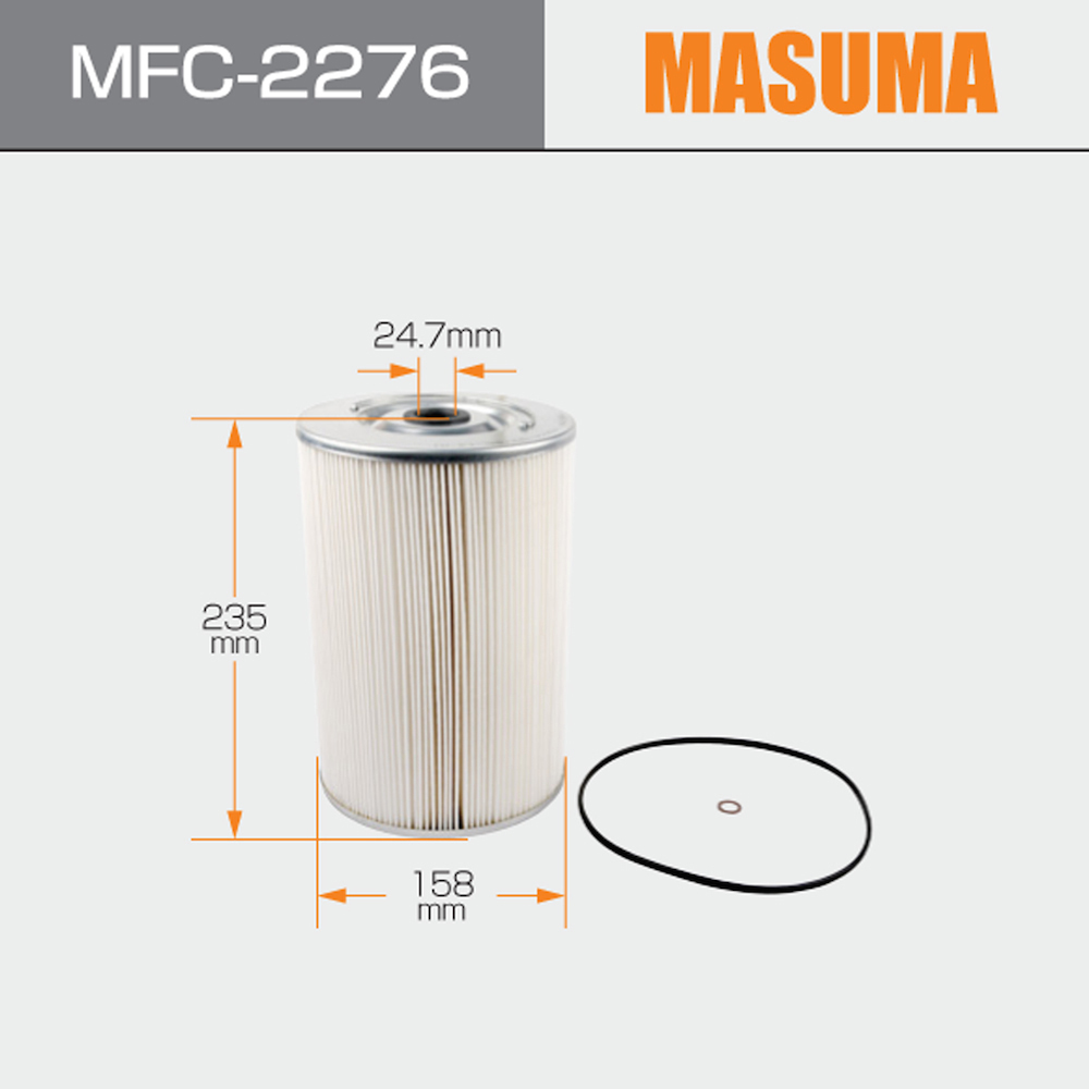 MFC-2276 MASUMA Paper core Auto Engine Systems car oil filter 15274-99786 For Nissan NT500 Atleon