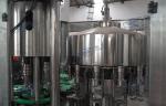 Rice Wine Glass Bottle Filler Machine Industrial 3 - in - 1 Hot Filling Line