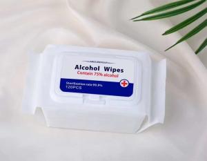 Quality Individual Alcohol Disinfectant Wipes , Antiseptic Alcohol Surface Wipes wholesale