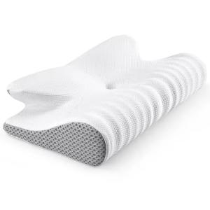 Quality Ergonomic Orthopaedic Pillow For Neck Pain Memory Foam Contoured Shape wholesale