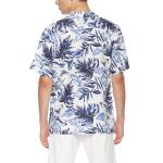 Hawaiian Men'S Printed Linen Cotton Casual Floral Shirt Beach Poster Surfing