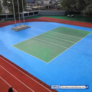 Quality 0.90N/mm2 Synthetic Sports Vinyl Flooring Indoor Badminton Courts wholesale
