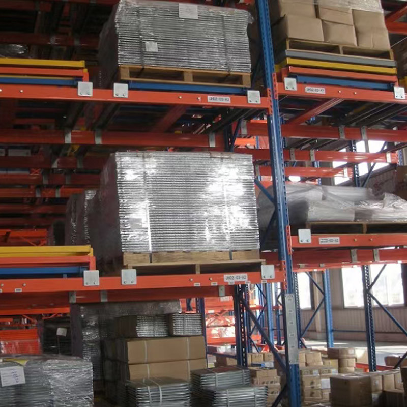 1000kg Push Back Roller Racking Press In Shelving Push Back Pallet Rack System