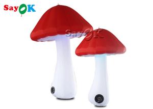 Quality Red 2m Oxford Inflatable Mushroom Model For Advertising wholesale
