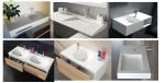 Home Hotel Wall Hung Wash Hand Basin Non Porous Stain Resistant