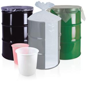 Quality Custom 200 Liter Transparent Drum Liner Bags 4mil Round Bottom Liner wholesale