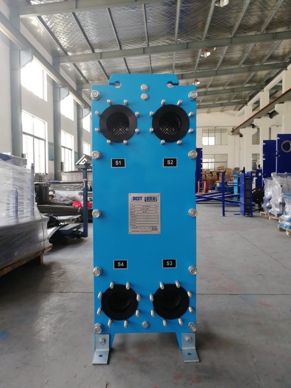 Good Quality BT100 Series DN100 steel carbon frame EPDM gasket SSI316 BEST WATER WATER plate heat exchanger