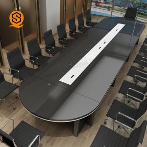 Quality Antibacterial Solid Surface Conference Table Oval Meeting Room Table wholesale