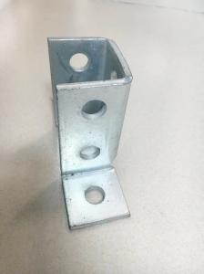 Quality 4 Holes Base Steel Strut Channel Fittings Silver Corrosion Resistant 10 Ft. Long 1-5/8 In. Wide wholesale