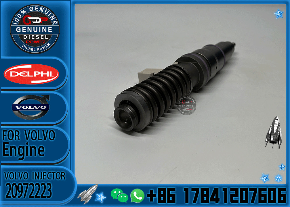 Diesel Truck Spare Parts Injector 20972223 BEBE4D08003 for VOLVO FH13 Fuel Injector
