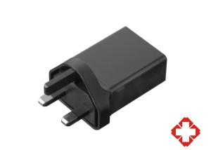 Quality EN/IEC 60601 Certified 5V 2A Medical Power Supply | 12V AC Adapter &amp; 24V USB Charger with UK Plug - UKCA &amp; CE Certified wholesale