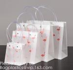 Loop Handles, Shopping Bags With Gusset Cardboard Bottom, Frosted Merchandise