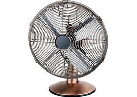 Quality 12 Inch 2 Speed Metal Blade Oscillating Fan 3 Aluminium Blade Rubbed Bronze wholesale