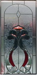 Quality black chrome caming decorative glass wholesale