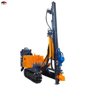 Quality Top Hammer Hydraulic System Seft Propelled Crawler Rock Blasting Drilling Rig With Dust Collector wholesale