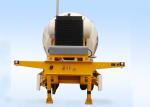 Construction Material Carbon Steel Tanker Trailer , Concrete Mixer Trailer 12