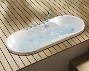 Quality Massage Bathtub Acrylic Whirlpool Drop In Bathtub M1707 wholesale