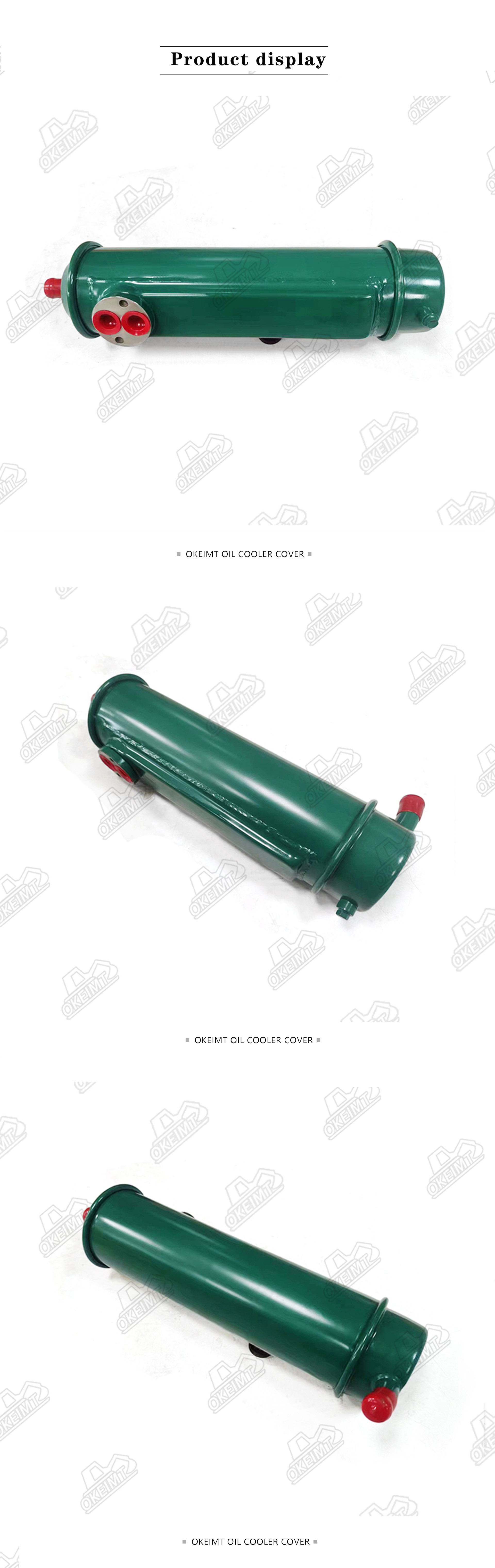 Silver OKEIMT 468035 Oil Cooler Core for TD100 Easy Installation