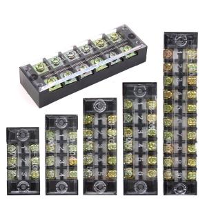 Quality TB-1503 TB-1512 15A 600V Barrier Terminal Blocks 3 Poles to 12 Poles wholesale