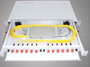 Quality 1U 19'' 24 Port FC Fiber Optic Patch Panel Fiber Optic Terminal Box wholesale