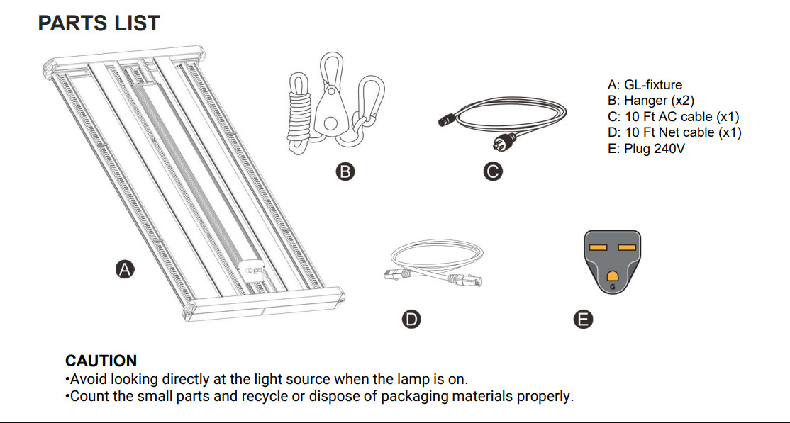 High Performance IR LED Grow Light 520W 2x4ft For Vesatile Growth Conditions