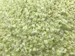 Quality IQF Individually Quick Freezing Diced Cabbage 10*10mm In Nature Color wholesale