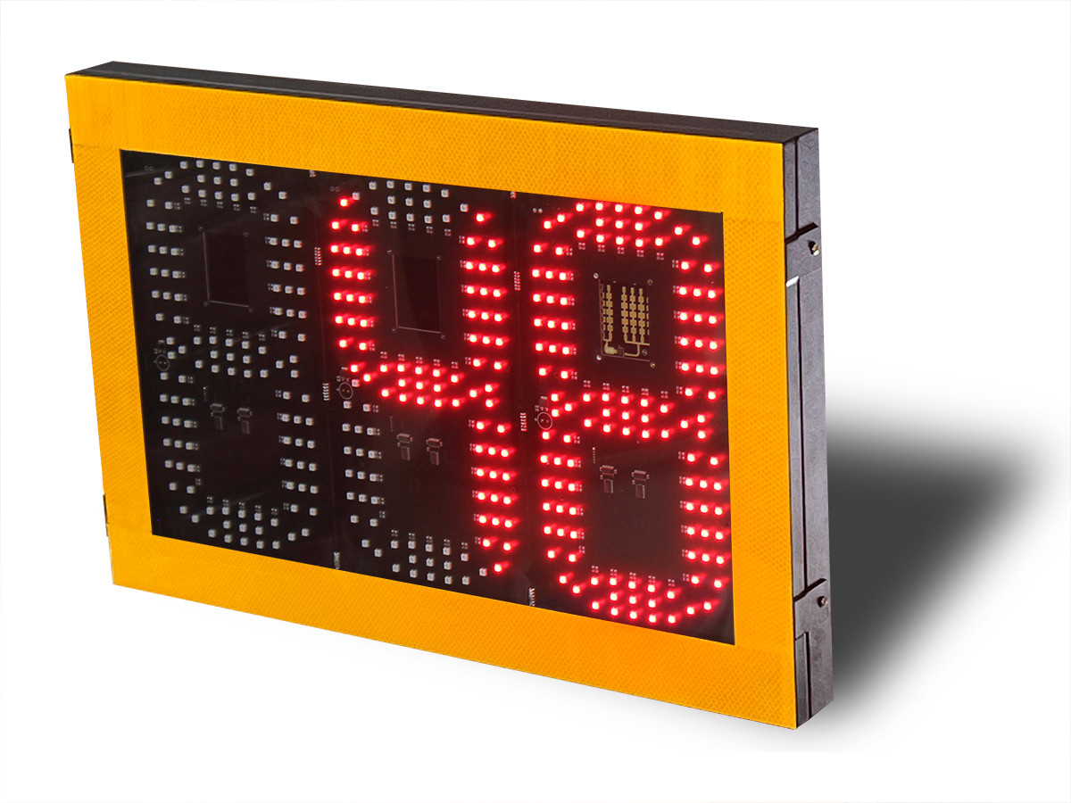 Built-In Radar Detection Speed Three Digit Two Color Display Screen