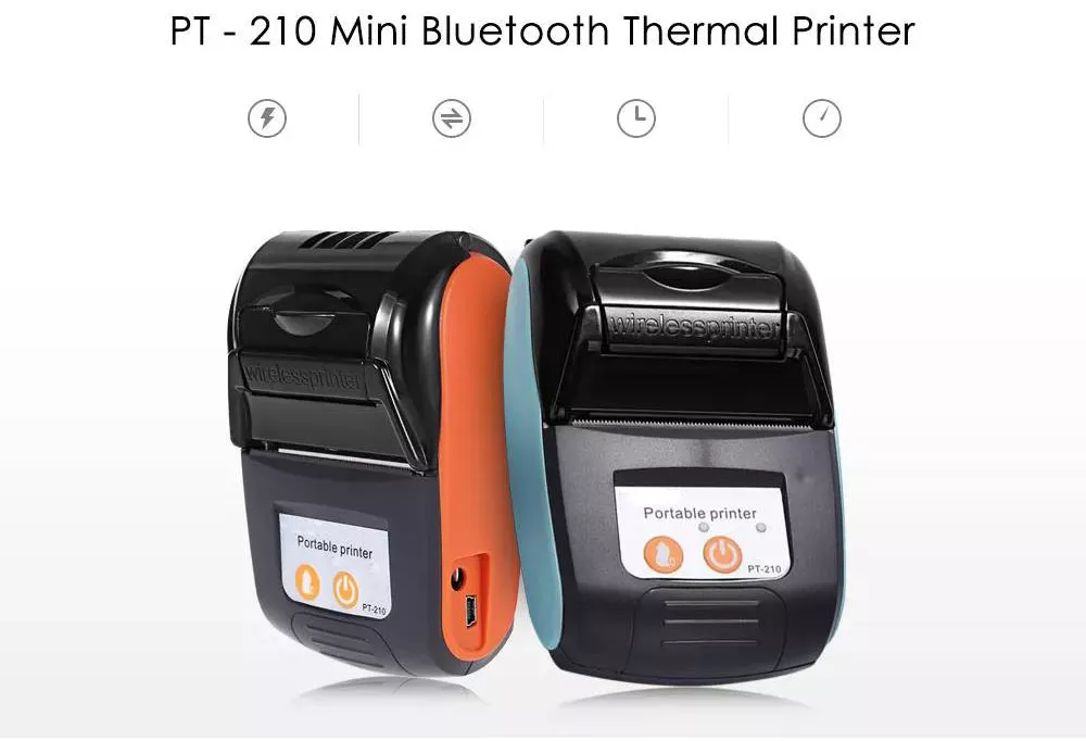 58mm Mini Portable Mobile WiFi Thermal Printer With Free Sdk PT-210