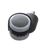 50kg Bifma Nylon Brake Office Chair Wheel Pulley With Circlip Insert And Light
