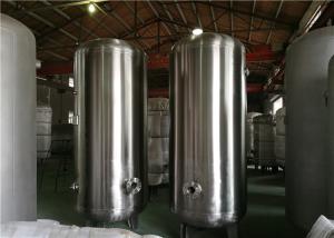 Quality Horizontal Pressure Vessel Design Gas Storage Tanks , Stainless Steel Pressure Tank wholesale