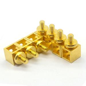 Quality Micro Machining CNC Brass Parts Anodized Brass Precision Turned Components wholesale