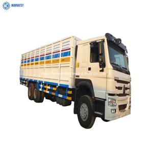 Quality 12R24 Tyres 371hp 6x4 Sinotruk 9500x2300x2300mm Howo Cargo Truck wholesale