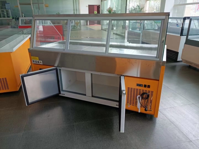 Refrigerated preservation cabinet Seafood cabinet marinated meat marinated vegetables cold dish cabinet commercial horiz 4