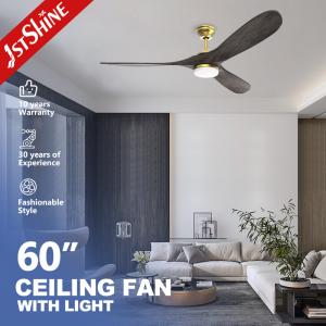 Quality Lamp Body Material Metal 60 Inch Powerful High Airflow LED Ceiling Fan for Living Room wholesale