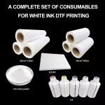 30CM*100M Hot Peel Single Double Side Roll DTF Transfer Film for DTF Inkjet