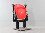 HDPE Plastic Stadium Chair With Cupholder