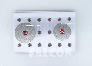 Quality 3mm Diamond Dental Discs Tool Grit 180-220um Round Dental Cutting Disc wholesale