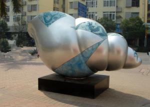 Quality Conch Design Contemporary Metal Garden Sculptures Excellent Corrosion Resistance wholesale