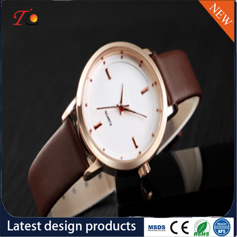 Wholesale Customizable PU Strap/Band Wrist Watch Fashion Watch Alloy Case Multicolor Bands
