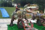 Attractive Animatronic Dinosaur Ride Coin / Remote Control / Battery Operated